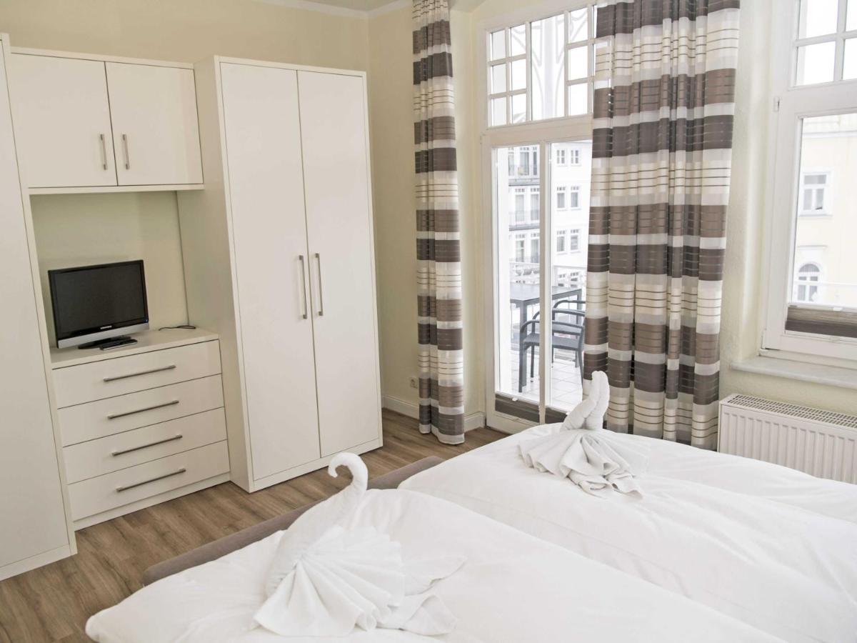 Haus Metropol - Fewo 7 Mit Balkon Und Meerblick Binz Exterior foto
